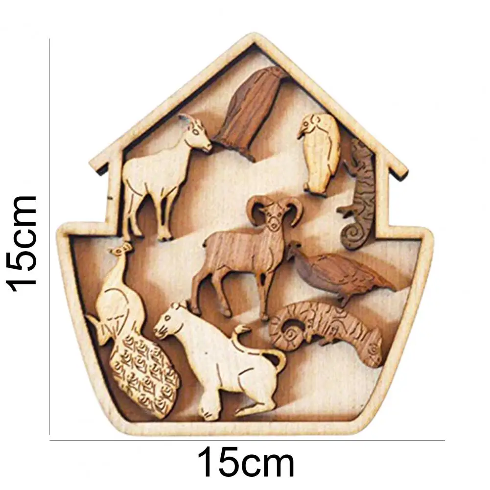 

1 Set Art Puzzle Creative Develop Problem-solving Ability Wood Children Educational Toys Jigsaw for Gifts Kid Toys