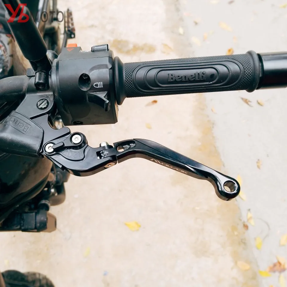 

Top brands Motorcycle Folding Extendable CNC Moto Adjustable Clutch Brake Levers For Benelli Jinpeng 502 TRK502 TRK 502 ADV