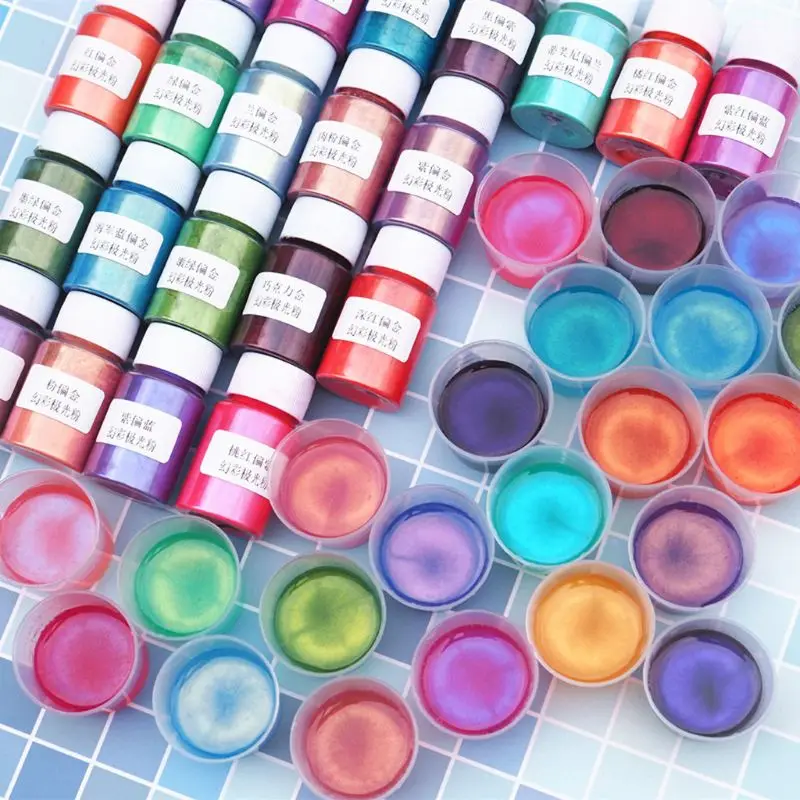 

Перламутровый пигмент «Аврора» 10 г, зеркальные перламутровые красители, полимерная краска для изготовления ювелирных изделий, лак для ногт...