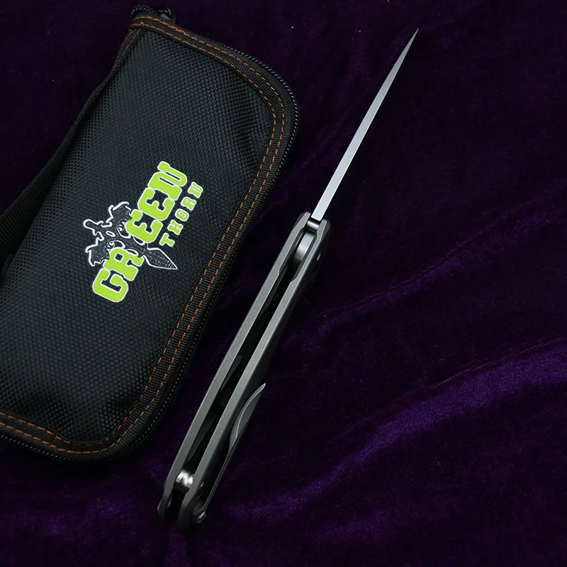 Складной нож Green thorn Flipper карманный складной клинок из стали 95 k110 с титановой