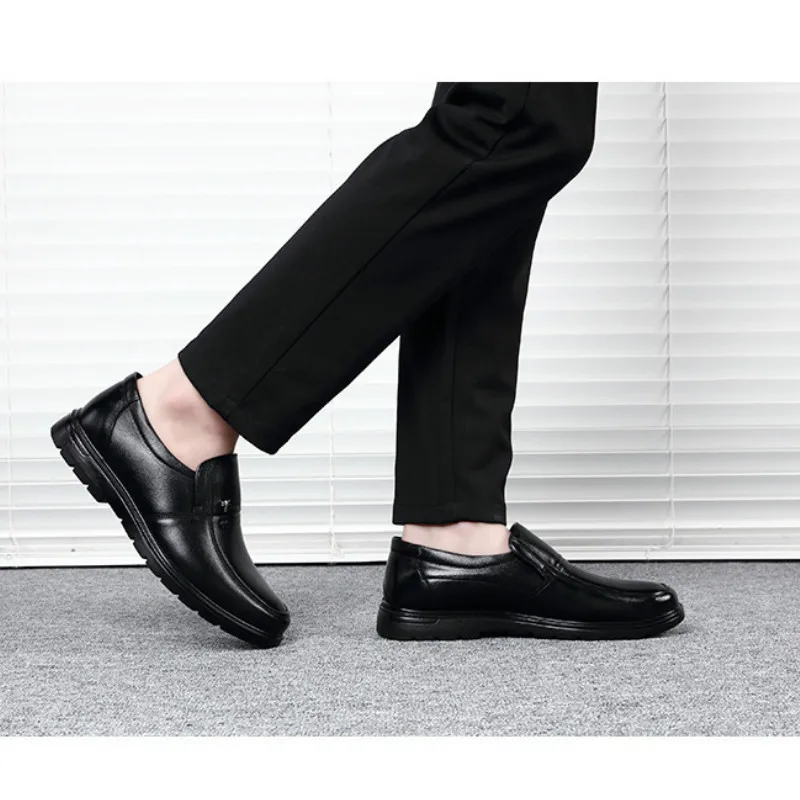 Мужские туфли-оксфорды PLYX из натуральной кожи для весны и зимы деловые