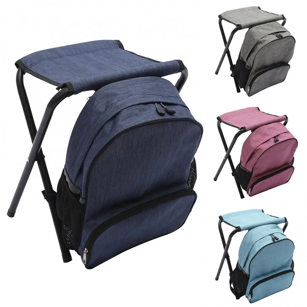 hiking seat bag outdoor folding camping fishing chair stool portable backpack cooler insulated picnic bag free global shipping