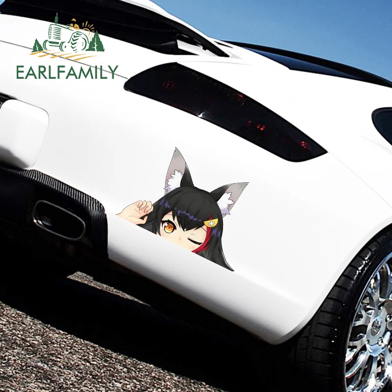 EARLFAMILY 43 см x 29 8 для Ookami Mio Peeker автомобильные наклейки Campervan наклейка автомобильная