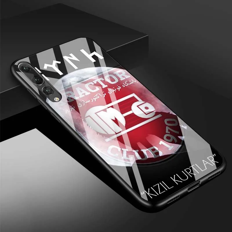 Турция Galatasaray wolf закаленное стекло чехол для телефона huawei P20 P30 lite P20 P30 PRO MATE 20 lite 20 PRO Honor 10 - Цвет: B19071109-09.jpg