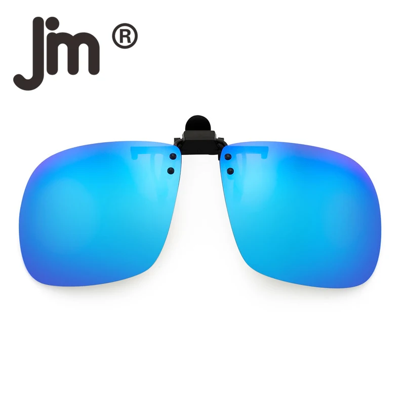 JM поляризованные прикрепляемые солнцезащитные очки бескаркасные флип