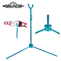 archery foldable recurve bow stand aluminum alloy abs assemble bow holder for recurve bow outdoor shooting hunting accessories