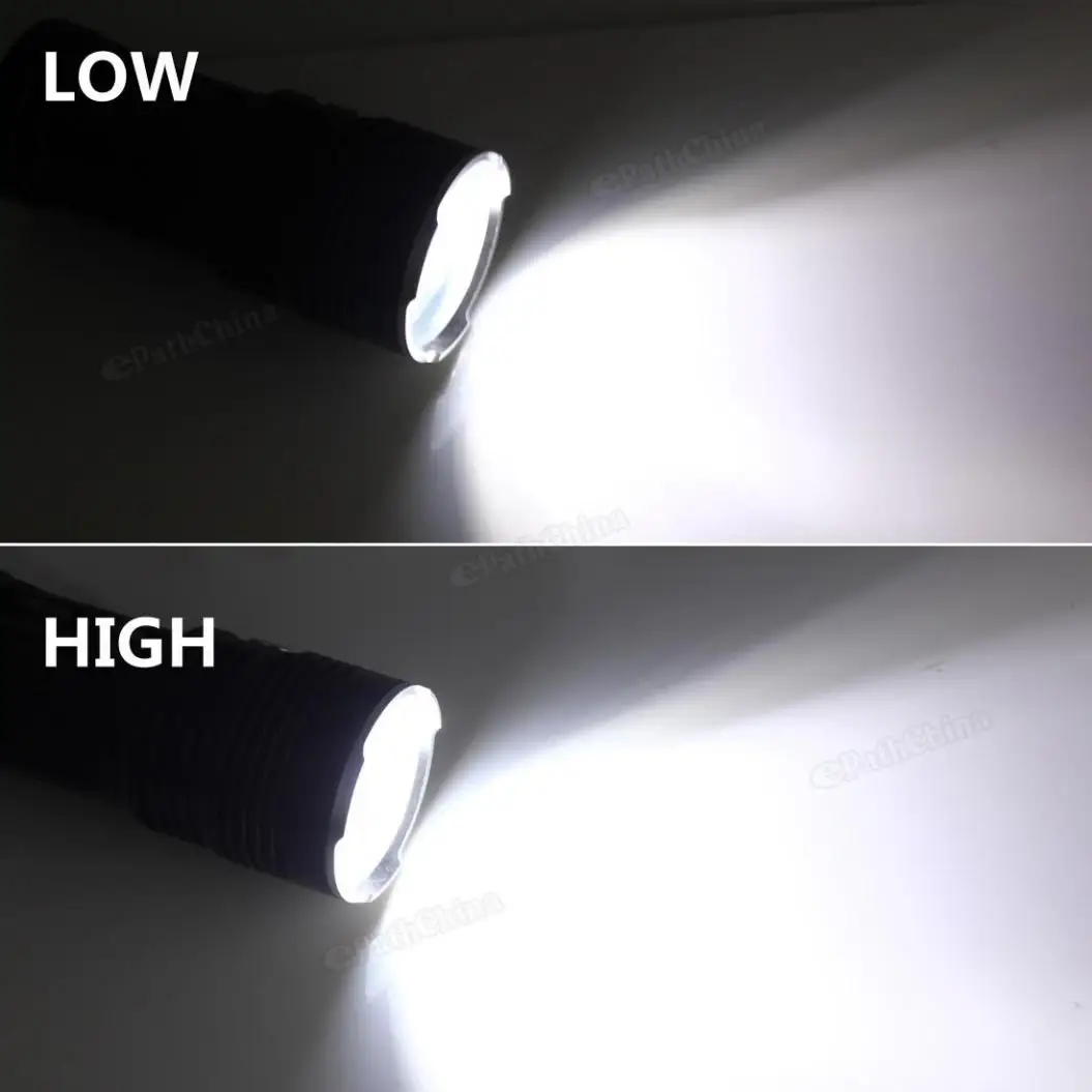 

Waterproof 60W 1800 Lumens 3x XM-L XML T6 LEDs 5 Modes Outdoor LED Flashlight Light High Power Flash Lamp