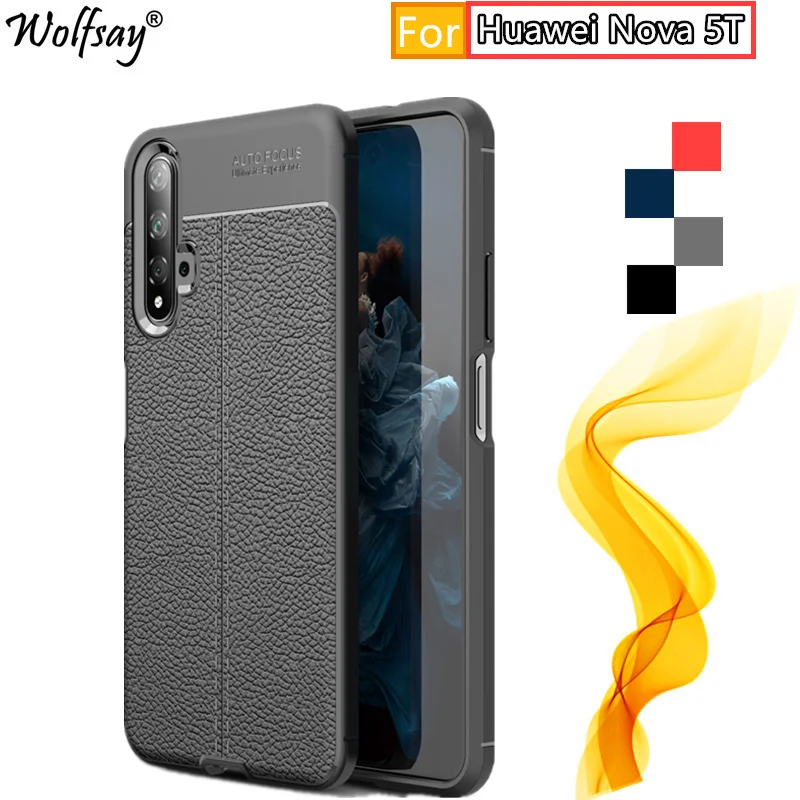 Для крышки Huawei Nova 5T чехол 6 26 &quotмодные резиновые корпуса ударопрочный бампер