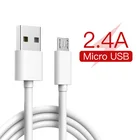 Кабель для зарядки Micro USB, 2 м, провод для Android, зарядное устройство, шнур 23 м, Usb кабель для Xiaomi Redmi 4 Note 6 5 Pro