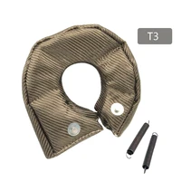 for t3 gt30 titanium silica stainless steel wire turbo blanket heat shield turbocharger cover wrap