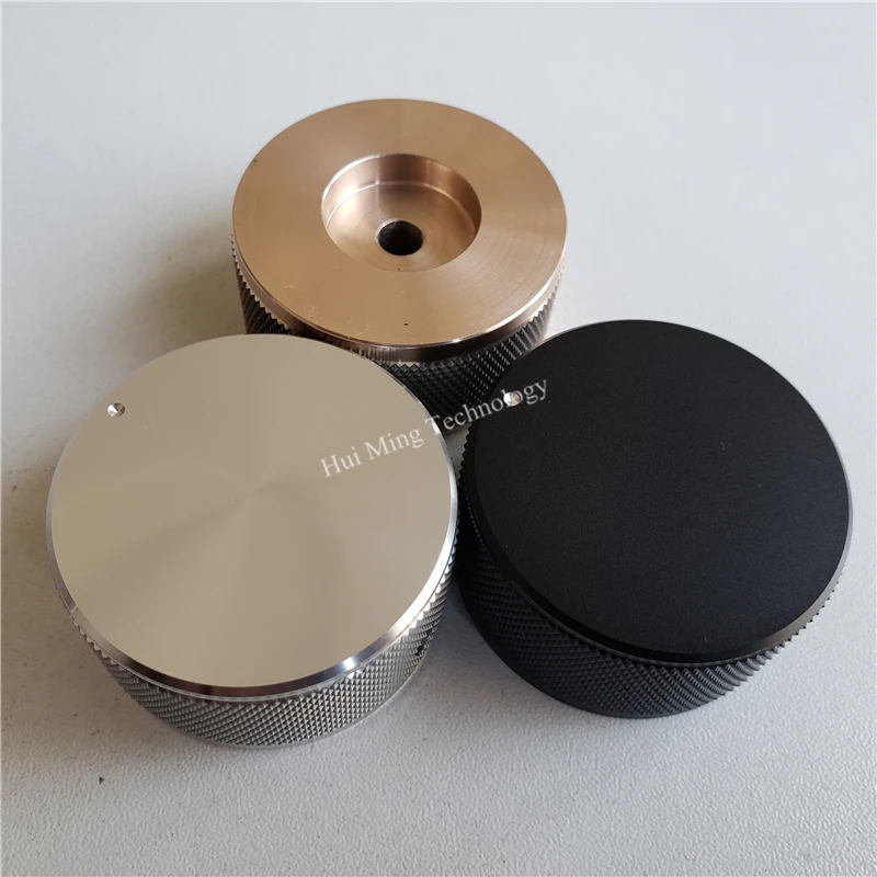 Высококачественная алюминиевая ручка твердая потенциометра 44*22*6 мм рифленая