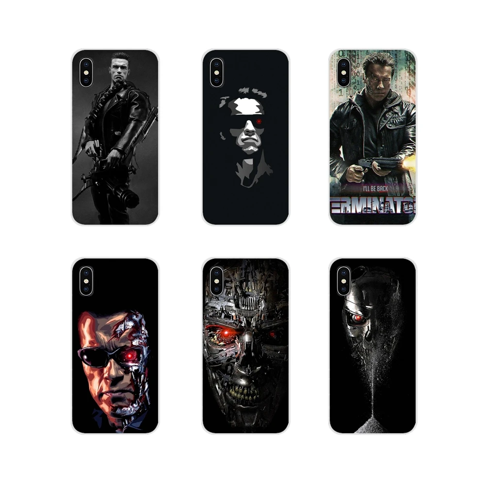 Silicone Phone Shell Cases For Xiaomi Mi4 Mi5 Mi5S Mi6 Mi A1 A2 5X 6X 8 9 Lite SE Pro Max Mix 2 3 2S Fashoin Movie Terminator | Мобильные