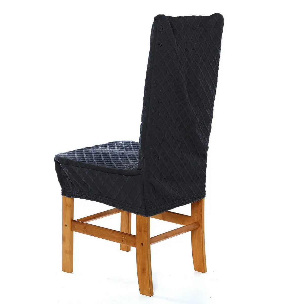 

Super Fit Stretch Removable Washable Short Dining Chair Protector Cover Seat Slipcover Chair-Cover Sofa Fabric Dining-room