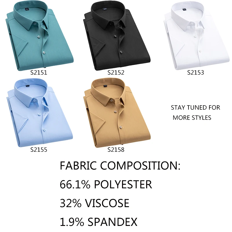 AOLIWEN brand men bamboo fiber blue solid color short sleeve shirt summer casual trend moisture wicking slim fit shirts S-5XL