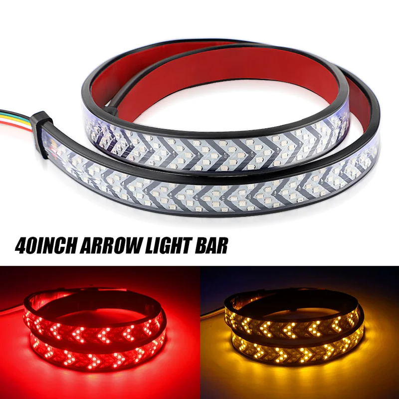 108 см Автомобильный светодиодный светильник со стрелкой Красный Авто ходовой