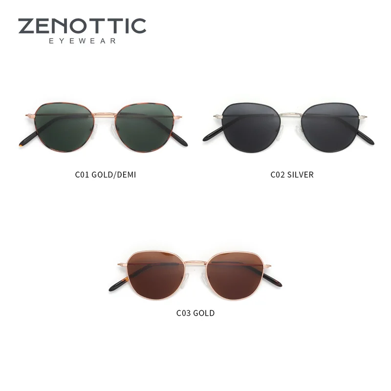 ZENOTTIC поляризованные солнцезащитные очки брендовые летние для вождения с линзами