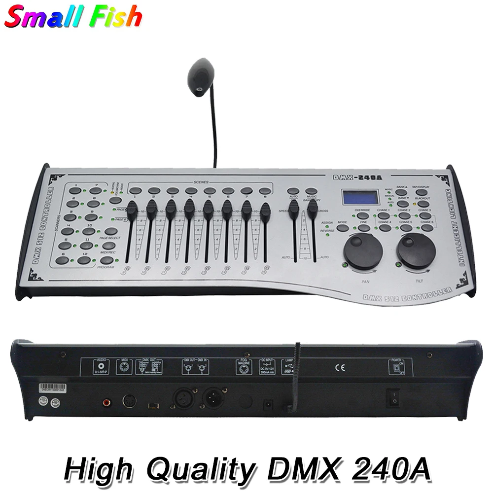 DMX240A контроллер DMX для сценического освещения оборудование диджея консоль