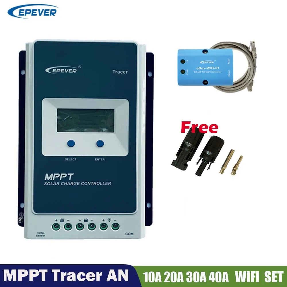 EPEVER обновленная со слежением за максимальной точкой мощности Tracer 10A 20A 30A 40A