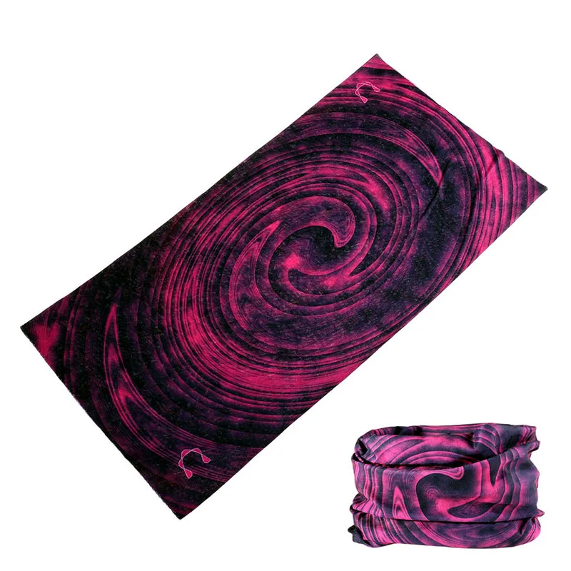Vortex Design Magic Seamless Bandanas Multifunctional Cycling Headbands Face Mask Neck Gaiter Women Men Buffe Head Scarf Turban |