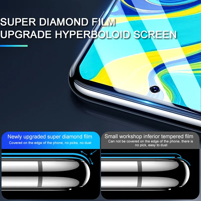 3Pcs Full Cover Tempered Glass For Xiaomi Redmi Note 9 8 7 5 6 9S 10 Pro 8T Screen Protector For Redmi 8A 7A 9 9A 5 Plus Glass
