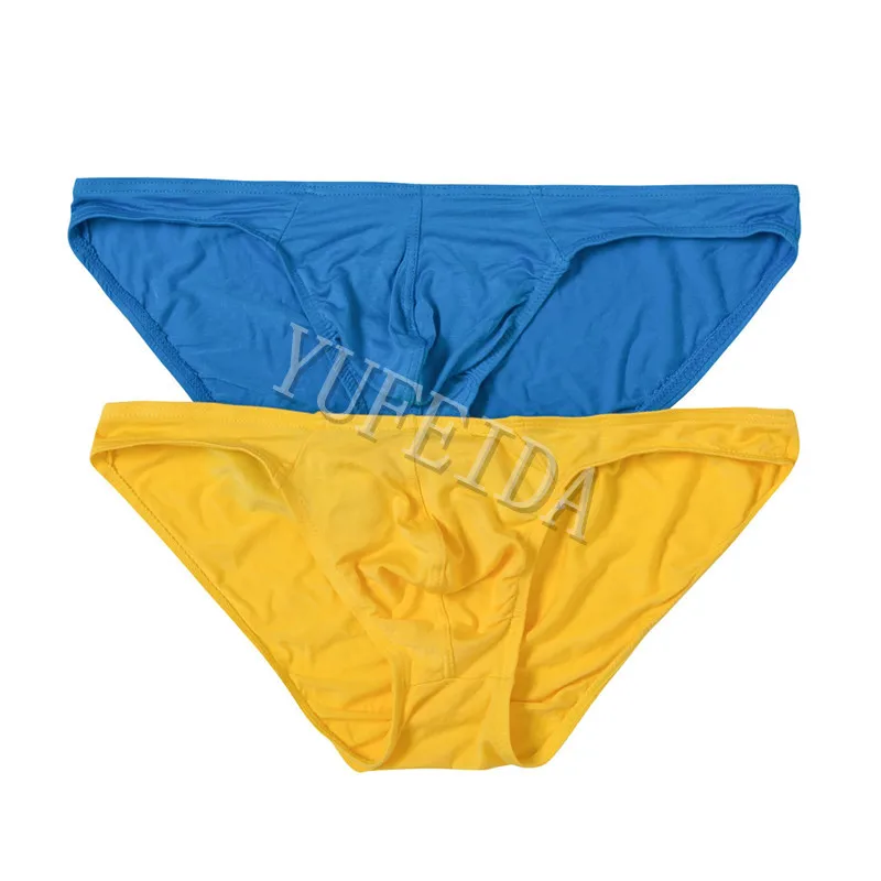 Трусы брифы мужские из модала нижнее белье с мешочком пикантные джоки трусы для