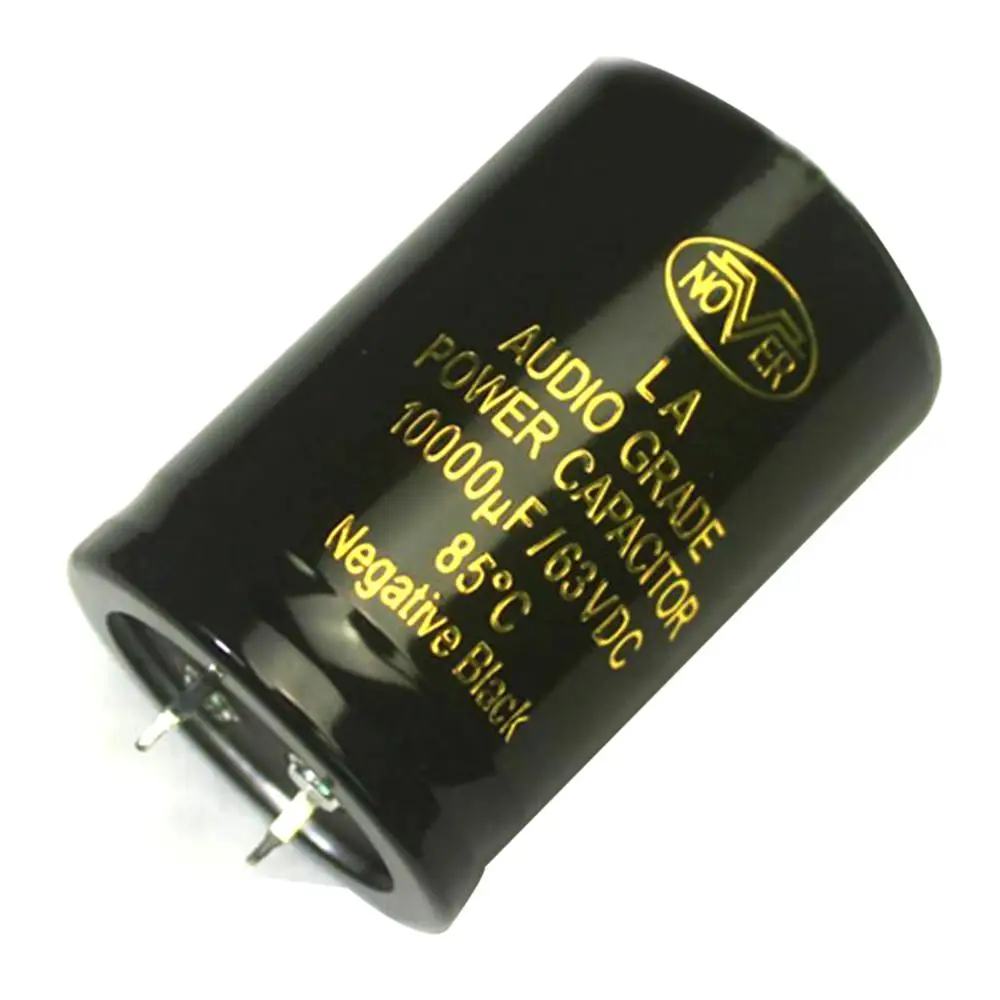 2шт. Новер 10000uF63V Аудио электролитический мощностной конденсатор конденсаторов
