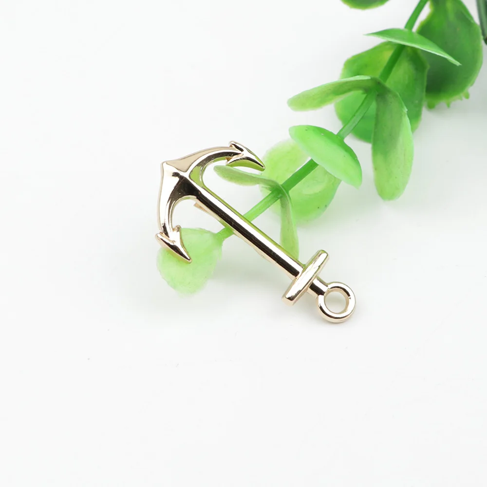 Мужские Зажимы для галстука с якорем 3 цвета золотой черный вариант новый дизайн