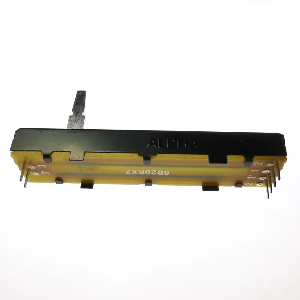

1PCS Taiwan ALPHA 20K 20KX2 72MM RA45D2F-211 B20K2 Slide Potentiometer 0B20KX2