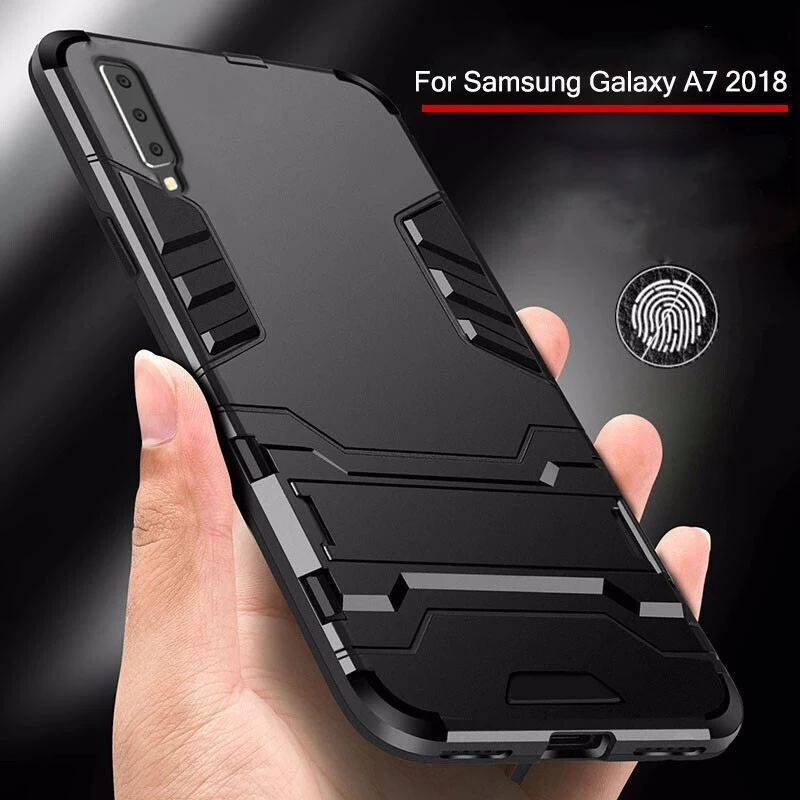 Чехол для samsung Galaxy A7, силиконовый чехол, противоударный чехол из ТПУ+ поликарбоната, Жесткий Чехол для samsung a 7 A750, чехол для телефона