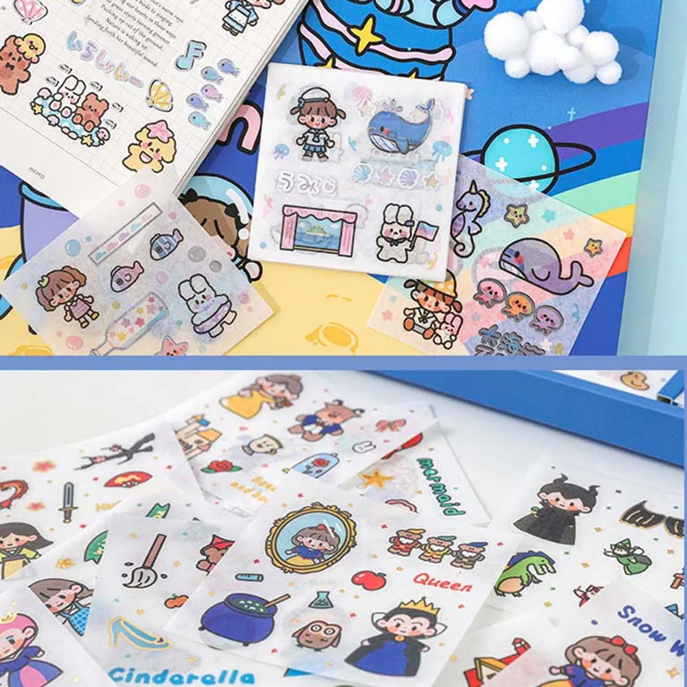 20 листов милые наклейки в виде планеты|Канцелярские наклейки| |