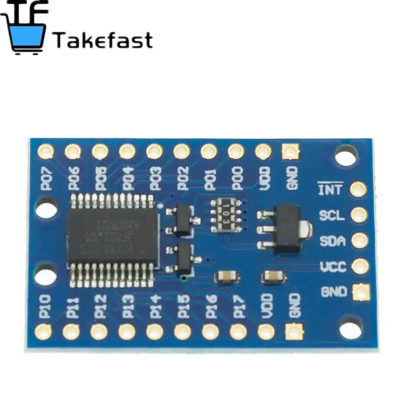 Плата расширения порта ввода-вывода PCF8575 10 шт. 2 5-5 5 В постоянного тока I2C