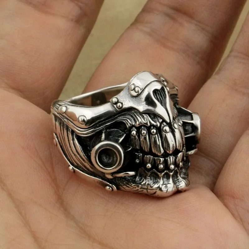 Crazy Max маска кольцо для мужчин ретро аксессуары в стиле панк античные вечерние