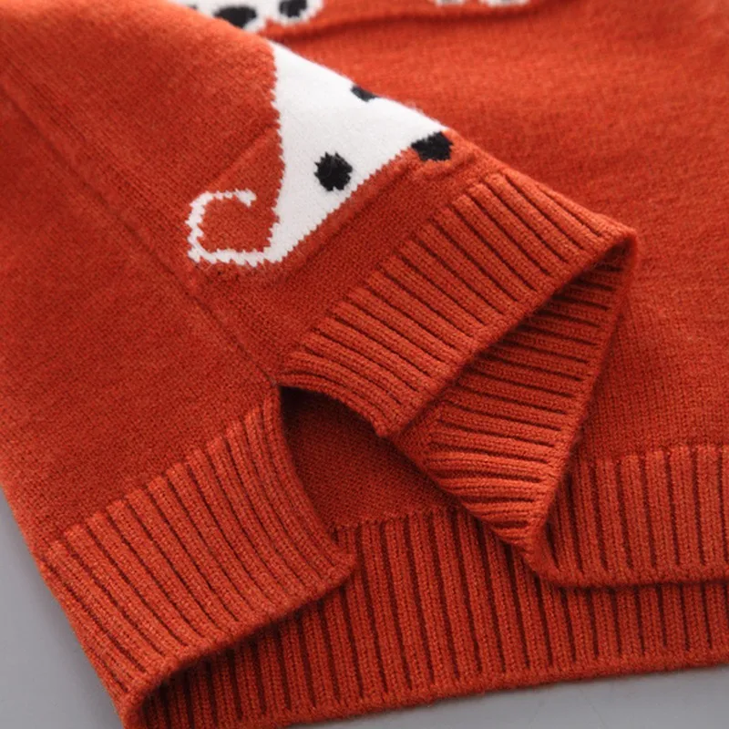 Детский свитер с героями мультфильмов жилеты хлопковые детские теплые вязаные