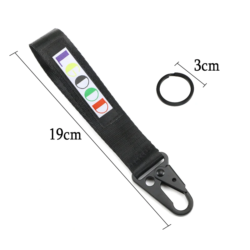 1 шт. шнурок для автомобильного брелка подвесной ремень с черным крючком брелок