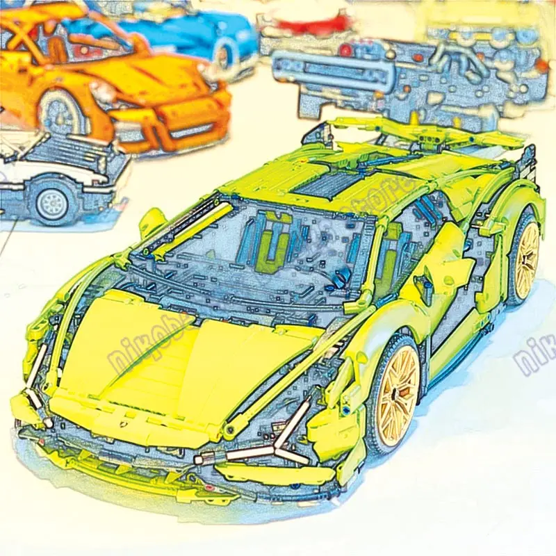 3701 шт автомобили спортивные rc а