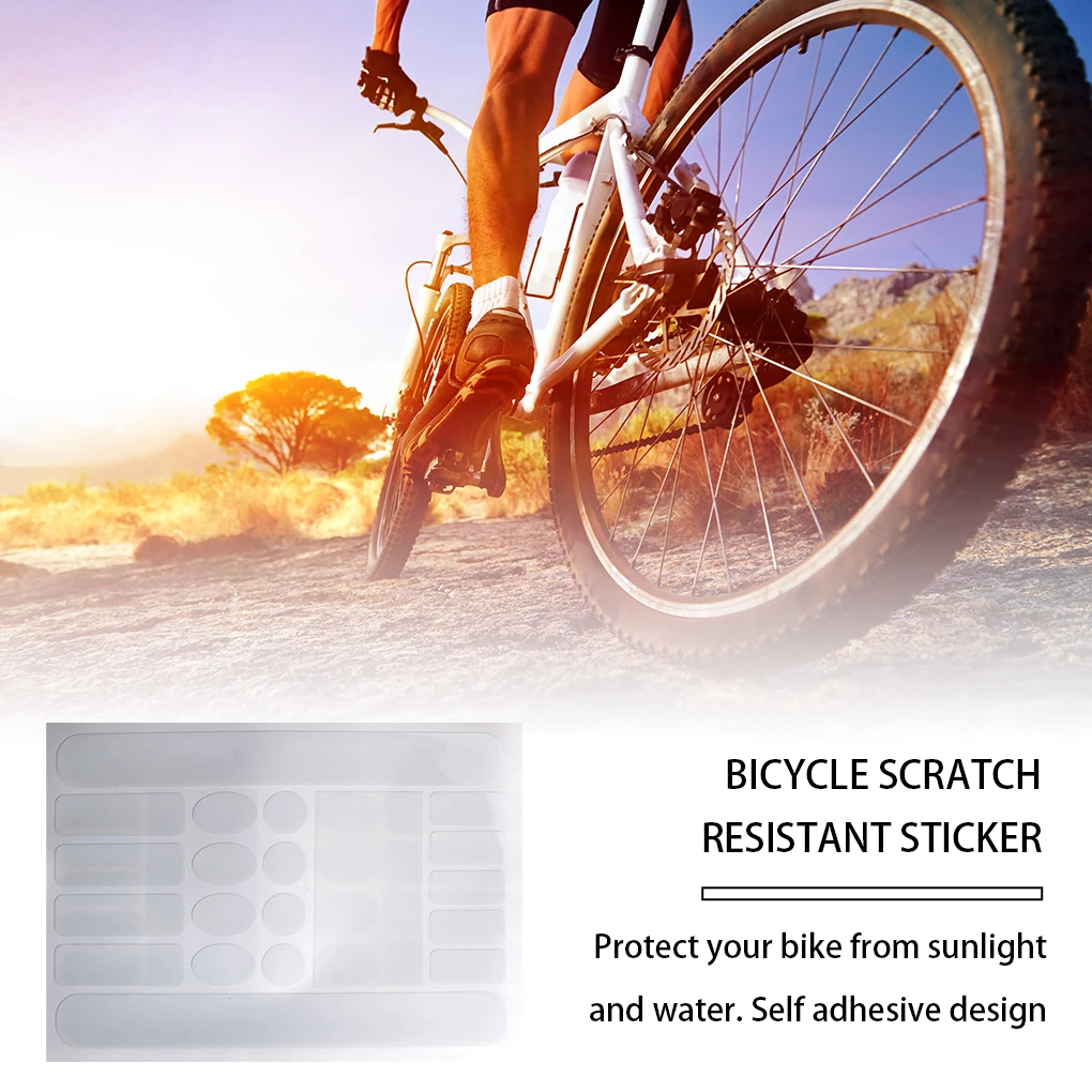 

Bicycle Chain Protection Sticker Mountain Bike Care Chain Sticker Folding Frame Protective Film Anti-Scratch Rhino Skin Sticker