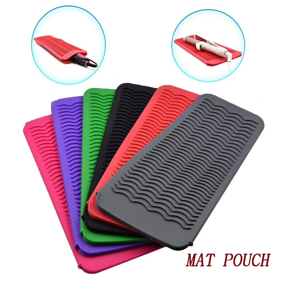 Силиконовый термостойкий выпрямитель для волос многофункциональный