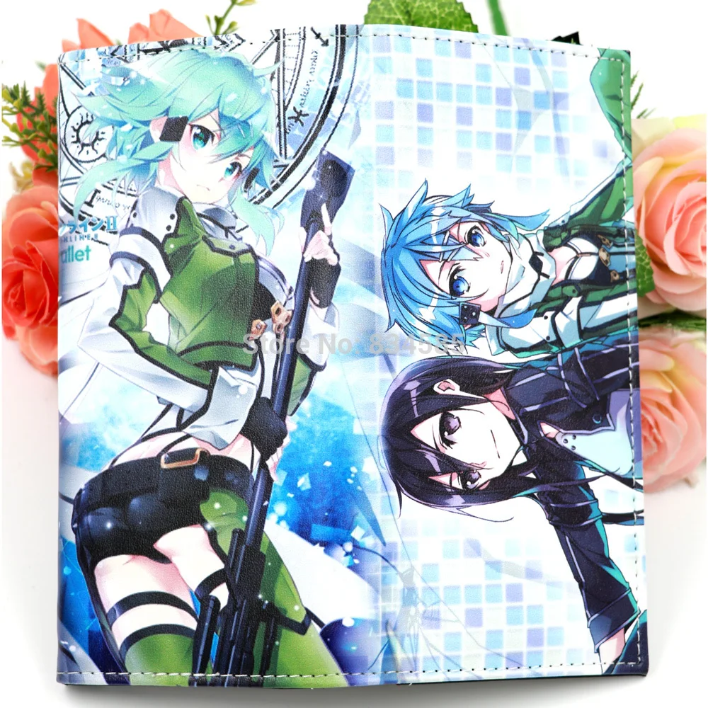 Sword Art Online Аниме Длинный клатч кошелек SAO Kirigaya Kazuto держатель для карт | Багаж и