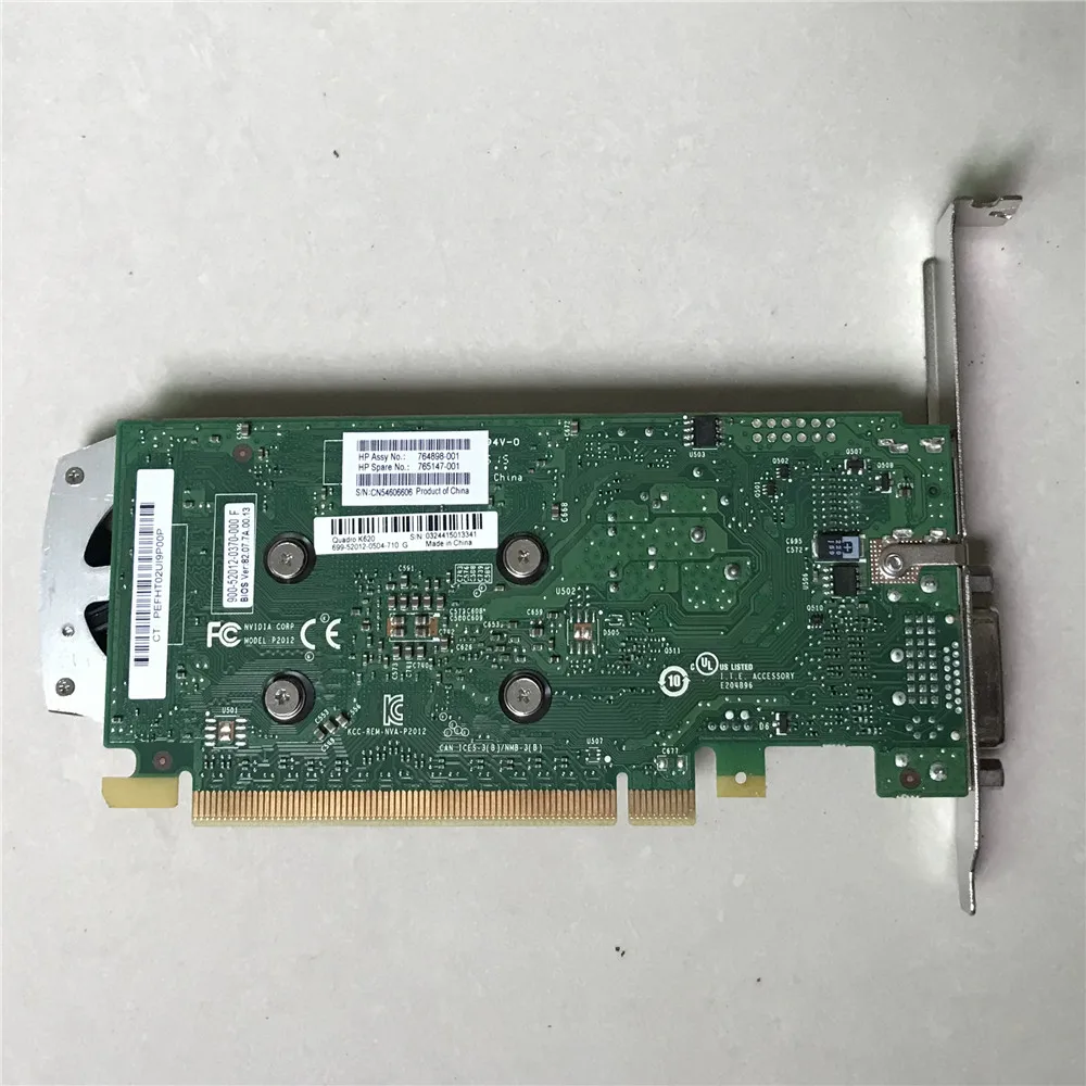 K620 DDR3 2 ГБ для графической карты NVIDIA Quadro DVI DisplayPort PCI Express 0x16 графического дизайна