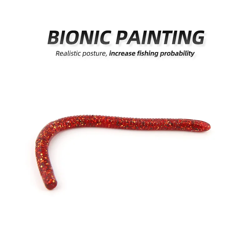 ARDEA fishing Silicone soft lure worms  Silicone Earthworm Artificial Fishing Lures salt bass soft lure Wobblers trout Carp