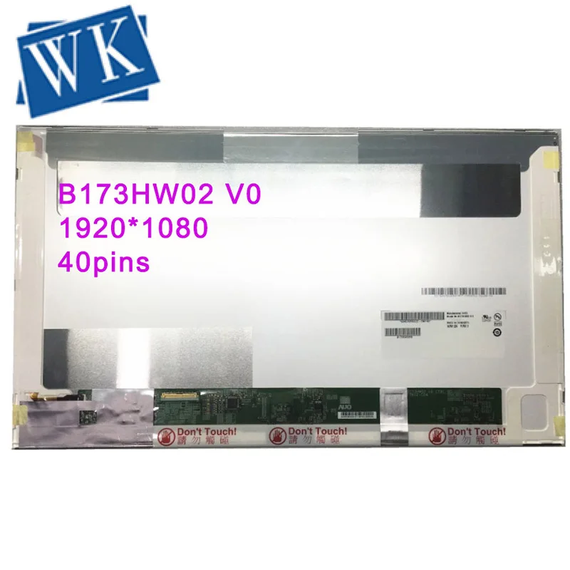 B173HW02 V.0 V.1 HSD173PUW1 B173HW01 N173HGE-L11 L21 LP173WF1 TLB2 1920*1080 40PIN ЖК-дисплей Дисплей ноутбук Экран