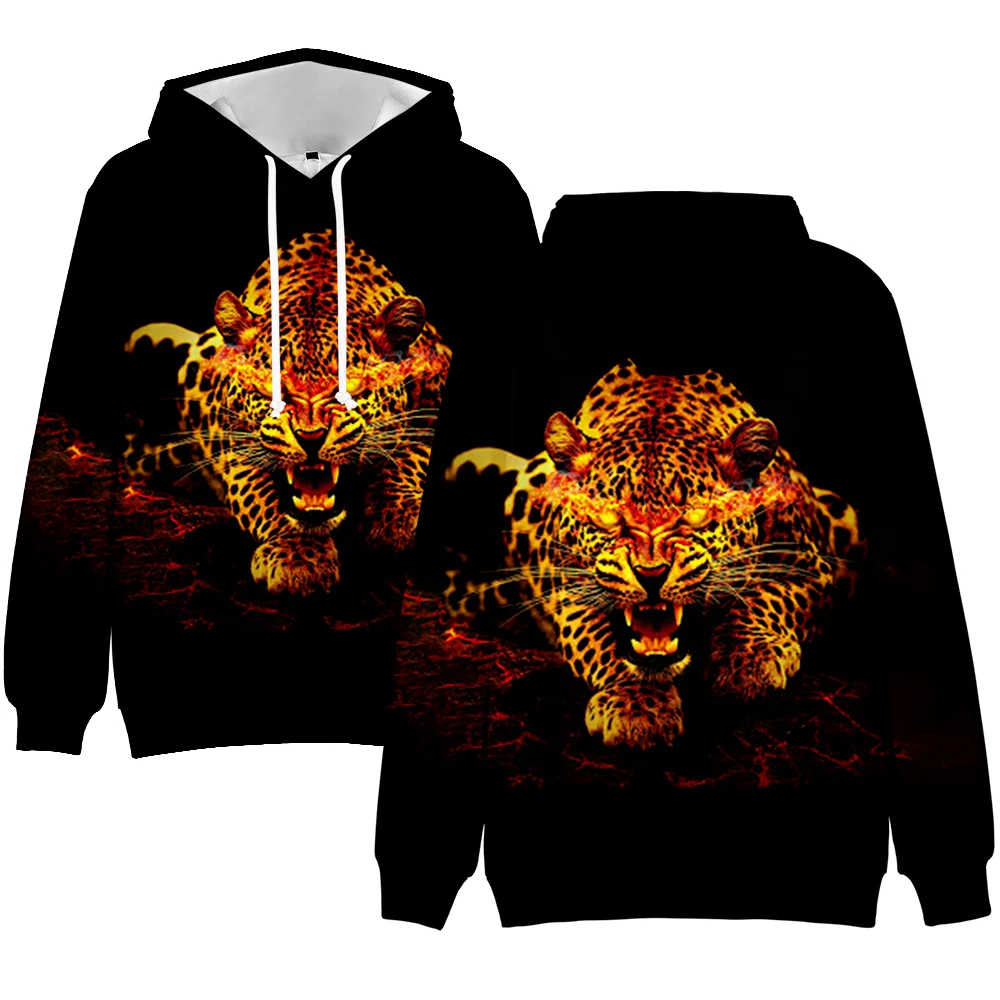 

Funny Personality Hoodies Leopard 3D Men/Women Hoodies Brand Designer teenage Hoodie animal High Quality Leopard print Pullovers