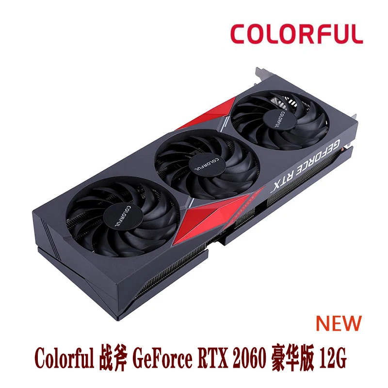 Цветной GeForce RTX 2060 12G 12 нм Гб GDDR6 бит Поддержка процессора AMD Intel для настольных