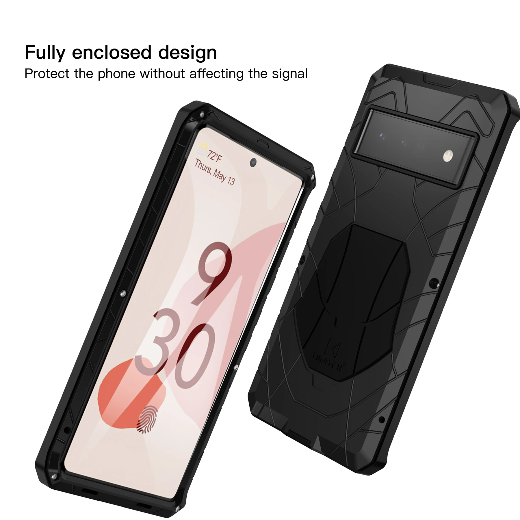 heavy duty for google pixel 6 case with tempered glass aluminum metal screen protector protection cover for google pixel 6 pro free global shipping