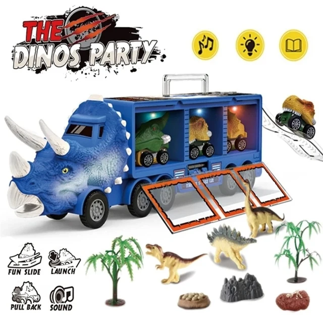 

Автомобиль-динозавр, игрушечный автомобиль-динозавр, модель с светильник кой, музыкальные игрушки для детей, подарок для мальчиков