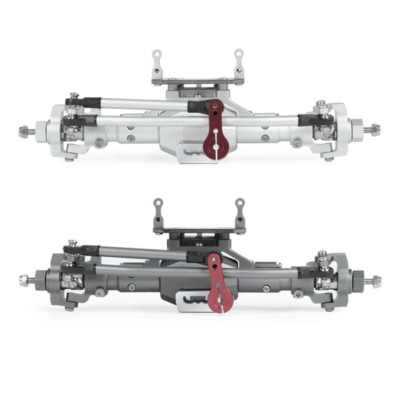 

Metal CNC Front Axle RC Bridge Axle RC Spare Parts for Axial SCX10 II 90046 90047 RC Crawler Truck