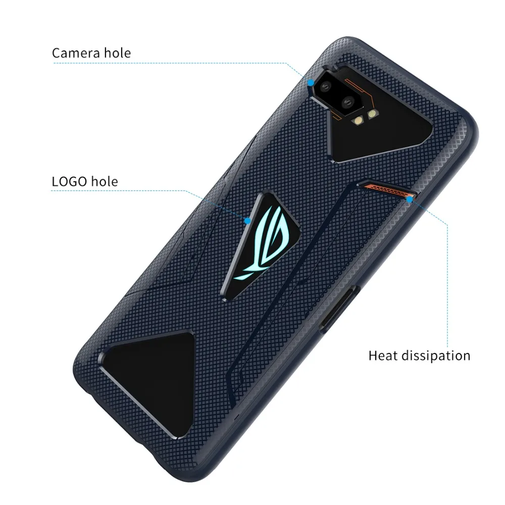 Для Asus ROG Phone II чехол матовый Мягкий силиконовый чехол для телефона Asus ROG Phone 2 Phone2 чехол
