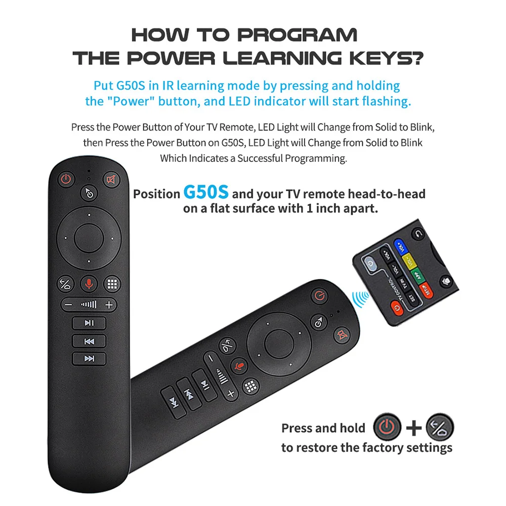 Пульт дистанционного управления для ТВ-приставки Android TV Box G50 G50S 2.4 Гц курсор Air Mouse