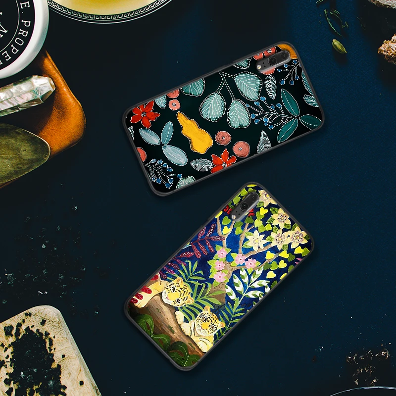 Чехол для телефона leaf Leopard tiger huawei honor 10 VIEW 20 7C 5.99IN 7X 8X 8C NOTE 8 9 lite 7A 9X Pro | Мобильные