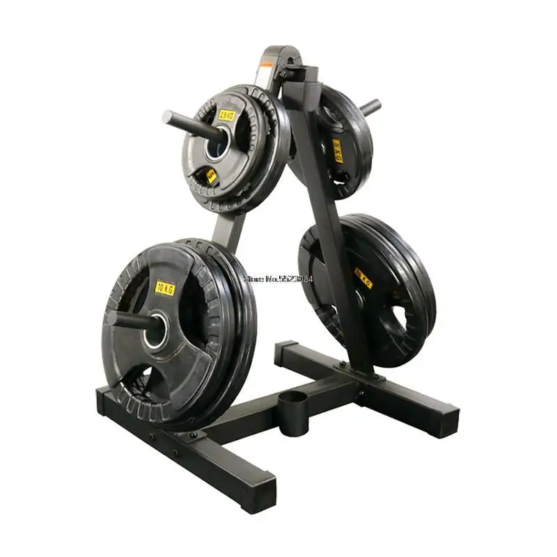 Gym Fitness 25/50mm Aperture Barbell Discs Rack Dumbbell Plates Support Pole Holder Weight Training Equipments Storage Bracket